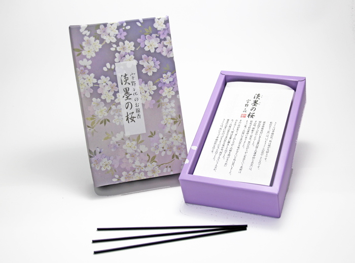 画像1: 「日本香堂」 宇野千代のお線香 淡墨の桜 　バラ詰
